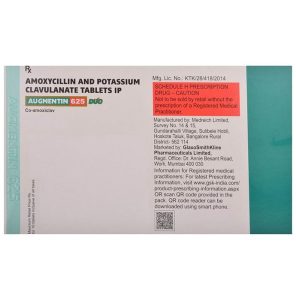Amoxycillin (500mg) + Clavulanic Acid (125mg)