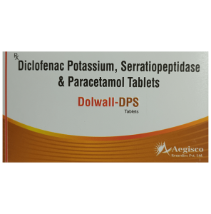 Diclofenac (50mg) + Paracetamol (325mg) + Serratiopeptidase (15mg)