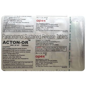 Paracetamol (300mg) + Paracetamol (700mg)