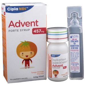 Amoxycillin (400mg/5ml) + Clavulanic Acid (57mg/5ml)