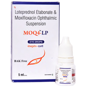 Loteprednol etabonate (0.5% w/v) + Moxifloxacin (0.5% w/v)