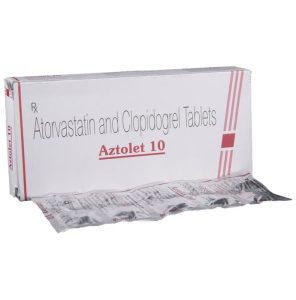 Atorvastatin (10mg) + Clopidogrel (75mg)