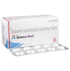 Drotaverine (80mg) + Aceclofenac (100mg)