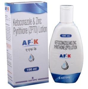 Ketoconazole (2% w/v) + Zinc pyrithione (1% w/v)