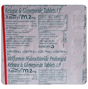 Glimepiride (2mg) + Metformin (500mg)