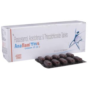 Thiocolchicoside (4mg) + Aceclofenac (100mg) + Paracetamol (325mg)