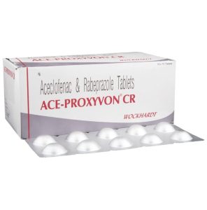 Aceclofenac (200mg) + Rabeprazole (20mg)