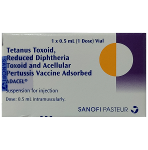 Diphtheria Toxoid (5LF) + Tetanus Toxoid (22.5LF) + Pertussis Toxoid (5mcg)