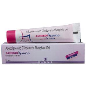 Adapalene (0.1% w/w) + Clindamycin (1% w/w)