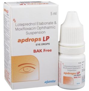Loteprednol etabonate (0.5% w/v) + Moxifloxacin (0.5% w/v)