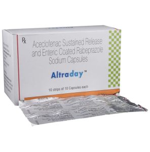 Aceclofenac (200mg) + Rabeprazole (20mg)
