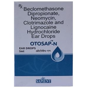 Neomycin (0.5% w/v) + Beclometasone (0.025% w/v) + Clotrimazole (1% w/v) + Lidocaine (2% w/v)