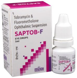 Tobramycin (0.3% w/v) + Fluorometholone (1% w/v)