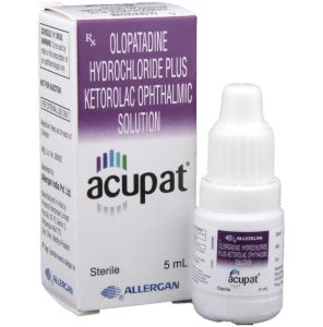 Ketorolac (0.4% w/v) + Olopatadine (0.1% w/v)