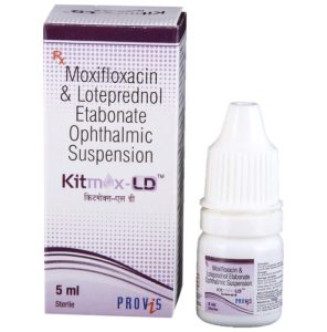 Loteprednol etabonate (0.5% w/v) + Moxifloxacin (0.5% w/v)