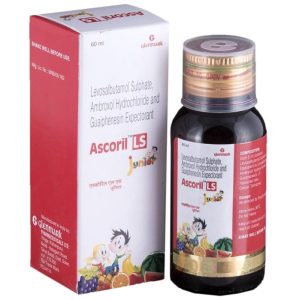 Ambroxol (15mg/5ml) + Levosalbutamol (0.5mg/5ml) + Guaifenesin (50mg/5ml)
