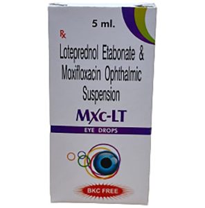 Loteprednol etabonate (0.5% w/v) + Moxifloxacin (0.5% w/v)