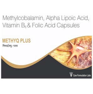 Methylcobalamin (1500mcg) + Alpha Lipoic Acid (100mg) + Vitamin B6 (Pyridoxine) (3mg) + Folic Acid (1.5mg)