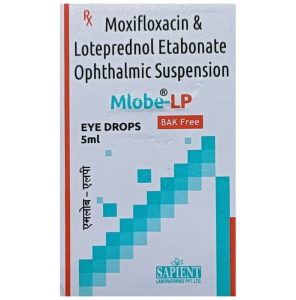 Loteprednol etabonate (0.5% w/v) + Moxifloxacin (0.5% w/v)
