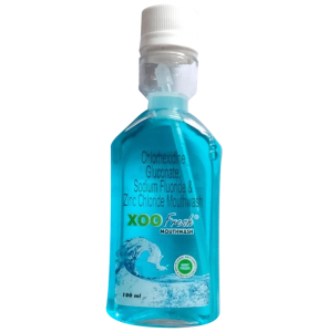 Chlorhexidine Gluconate (0.2% w/v) + Sodium Fluoride (0.05% w/v) + Zinc Chloride (0.09% w/v)