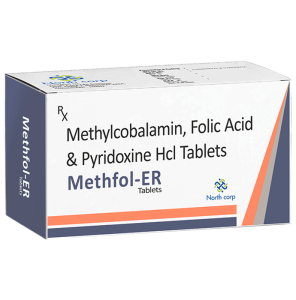 Methylcobalamin (1500mcg) + Vitamin B6 (Pyridoxine) (20mg) + Folic Acid (5mg)