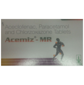 Aceclofenac (100mg) + Paracetamol (325mg) + Chlorzoxazone (250mg)