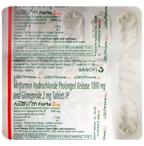 Glimepiride (2mg) + Metformin (1000mg)