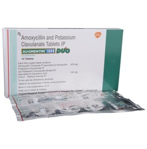 Amoxycillin (875mg) + Clavulanic Acid (125mg)